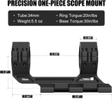 Discovery Optics Cantilever Scope Mount 20 MOA 34mm Tube for Picatinny Rail - High (1.5")