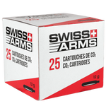 Swiss Arms 12g Co2 Cartridge - Pack of 25