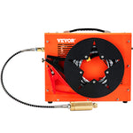 Vevor Portable PCP Electric Compressor 12v/220v - Auto Stop (Orange) With Built-in 12V Terminals