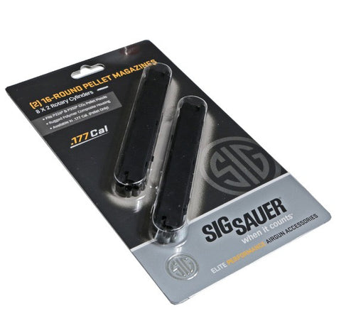 Sig Sauer P226, P250 Air Pistol 4.5mm/0.177 Magazine - 2 Pack