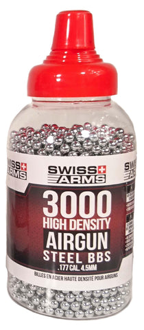 Swiss Arms High Density Steel BBs 177 Cal - 3000Pcs