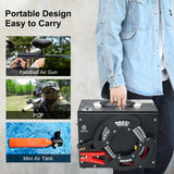 Tuxing 12v/220v Portable PCP Compressor - Auto Stop (TXES062)