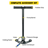 Tuxing 3 Stage Handpump for PCP Air Rifle - Black (TXHP002)