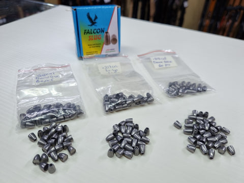 Falcon Slugs Sampler Pack .216, .217 & .218 Cal, 20.4g, 180ct (60ct each) - Dome Base