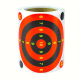 Reflective Adhesive Targets 3" - Orange Numbered (100 Targets Per Roll)