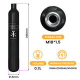 Tuxing Carbon Fibre Bottle for PCP Airguns (700cc)