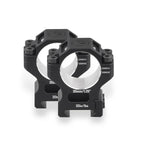 Discovery Optics 6061 30mm Scope Rings for Picatinny Rail - Medium (1.26")