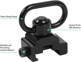QD Sling Swivel Mount 1.5" With Picatinny Base (1Pc)