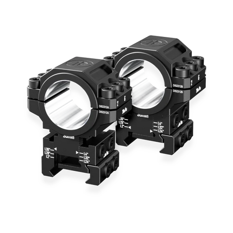 Discovery Optics 6061 Height Adjustable 25.4mm/30mm Scope Rings For Picatinny Rail