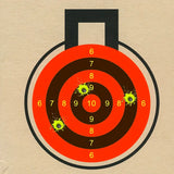 Reflective Adhesive Targets 3" - Orange Numbered (100 Targets Per Roll)