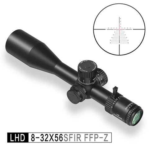 Discovery Optics LHD 8-32x56 SFIR FFP-Z 34mm Scope (MRAD)