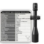 Discovery Optics LHD 8-32x56 SFIR FFP-Z 34mm Scope (MRAD)