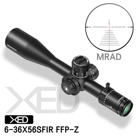 Discovery Optics XED-PRS Gen 2 6-36x56 SFIR FFP-Z 35mm Scope (MRAD)