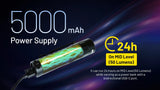 Nitecore MH15 Rechargeable Flashlight + 5000mAh 18W QC Power Bank - 2000 Lumens
