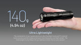 Nitecore MH15 Rechargeable Flashlight + 5000mAh 18W QC Power Bank - 2000 Lumens