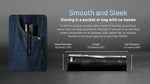 Nitecore MH15 Rechargeable Flashlight + 5000mAh 18W QC Power Bank - 2000 Lumens