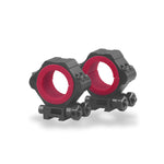 Discovery Optics 2 Pc Low Mounts for 25/30/34mm Scope & 11mm Rail - 180202