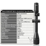 Discovery Optics MS 6-24x42 AO AC Scope