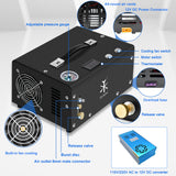 Tuxing High Pressure 12v/220v Portable PCP Electric Compressor Auto-Stop Version - TXET061-2