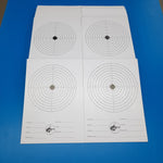 Shooting Targets (7" x 5") for Air Rifles, Rifles, Pistols - Pack Of 100 Pcs