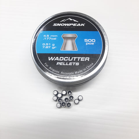 Snowpeak Wadcutter Pellets .177 Cal, 7.87 Grains, 500ct