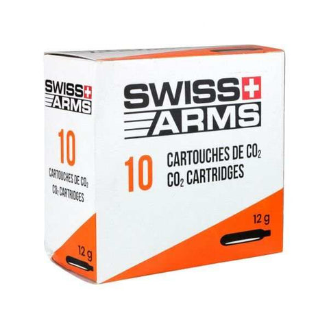 Swiss Arms 12g Co2 Cartridge - Pack of 10