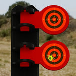 Reflective Adhesive Targets 3" - Orange Numbered (100 Targets Per Roll)