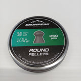 Snowpeak Round Pellets .22 Cal, 17.75 Grains, 250ct