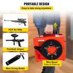 Portable PCP Electric Compressor 12v/220v 300Bars/4500Psi - Auto Stop (Orange) With Built-in 12v Terminals