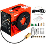 Portable PCP Electric Compressor 12v/220v 300Bars/4500Psi - Auto Stop (Orange) With Built-in 12v Terminals