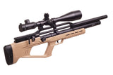 Reximex Zone PCP Air Rifle 5.5mm/0.22 - FDE With Reximex Silent Force Sound Moderator