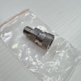 Male BSPP 1/8 to Female QD Adaptor - Stainless Steel