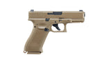 Glock 19X FDE Co2 Powered BB Air Pistol 4.5mm/0.177 - Blowback