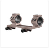 T-Eagle 25/30mm Scope Mount, 22mm Rail with Bubble Level Tan Color - Y035S