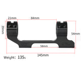 T-Eagle 25/30mm Scope Mount, 11mm Rail with Bubble Level - T11