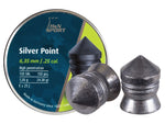 H&N Silver Point .25 Cal, 24.38 Grains, Pointed, 150ct