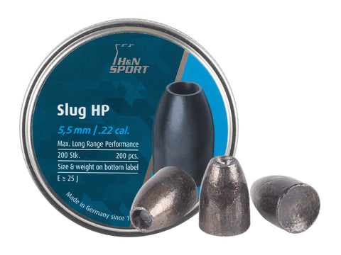 H&N Slug HP, .218 Cal., 25 Grains, Hollowpoint, 200ct