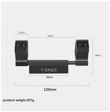 T-Eagle 25/30mm Zero Recoil Scope Mount, 11mm Dovetail Rail - 5088