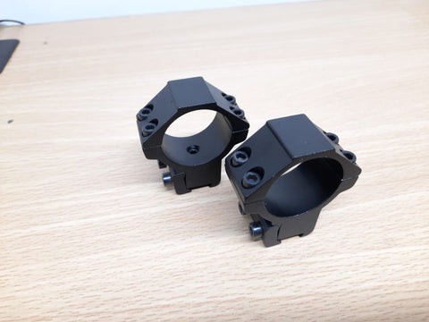 2Pcs Medium Scope Mount For 30mm Scope and 11mm/Dovetail Rail