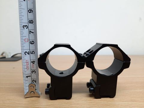 2Pcs High Scope Mount For 30mm Scope and 11mm/Dovetail Rail