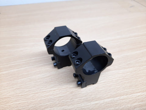 2Pcs High Scope Mount For 30mm Scope and 11mm/Dovetail Rail