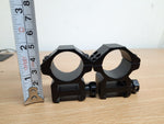 2Pcs Medium Scope Mount For 25mm Scope and 22mm Picatinny Rail