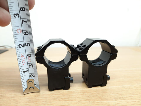 2Pcs High Scope Mount For 25mm Scope and 11mm Dovetail Rail