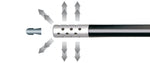 Cometa Fusion Galaxy Air Rifle 5.5mm/0.22, Synthetic With Open Sights