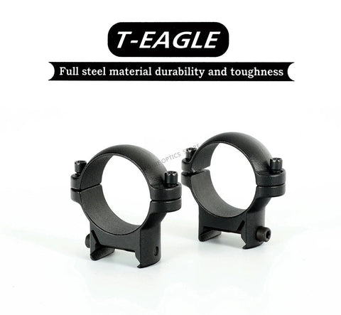 T-Eagle 30mm Scope Mount, 22mm Picatinny Rail - STEEL20